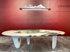 New design Table Top Panda white Marble Table Top