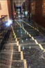 Bookmatch Black Tree Marble Stone Slab