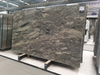 Silk road green and brown luxury quartzite for wall decor floor tiles high hardness beautiful stone